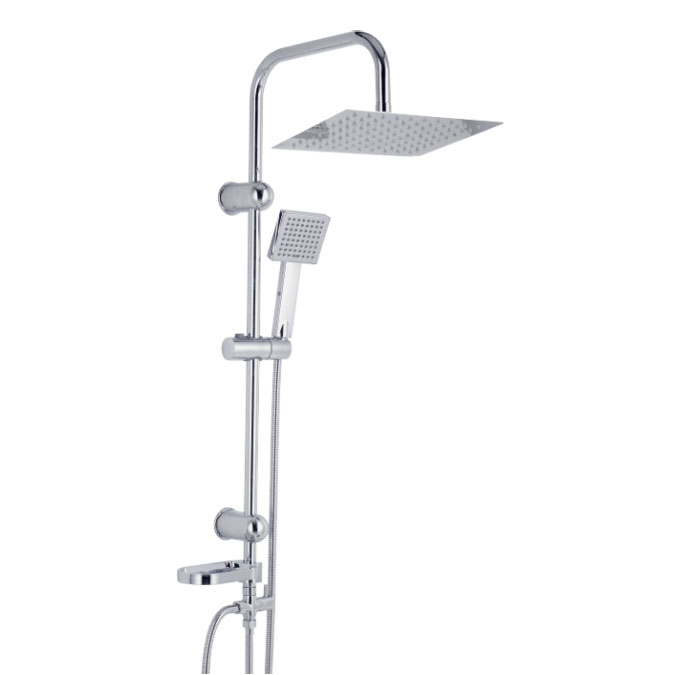 SUS304 square shower set-chrome-B1103